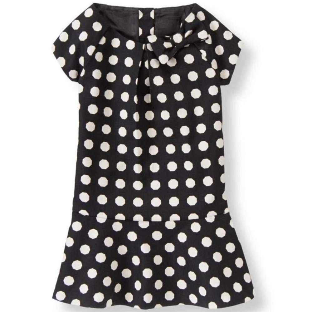 Janie and Jack Geo Dot Dress black polka dot